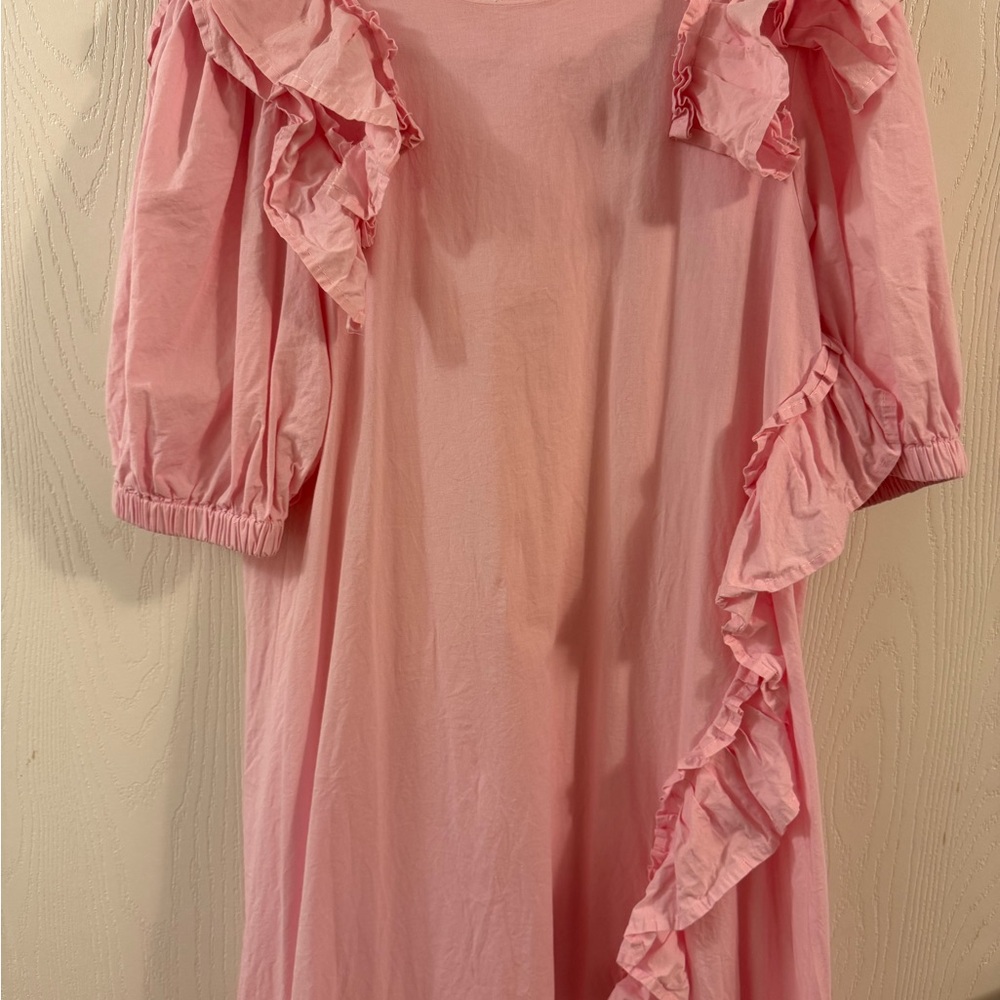 Pink Ruffled Dress